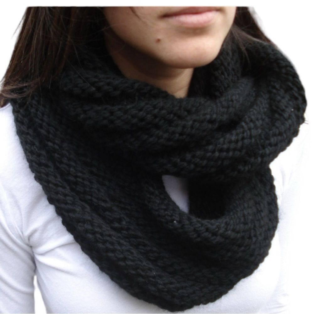 Isotoner new black infinity scarf!